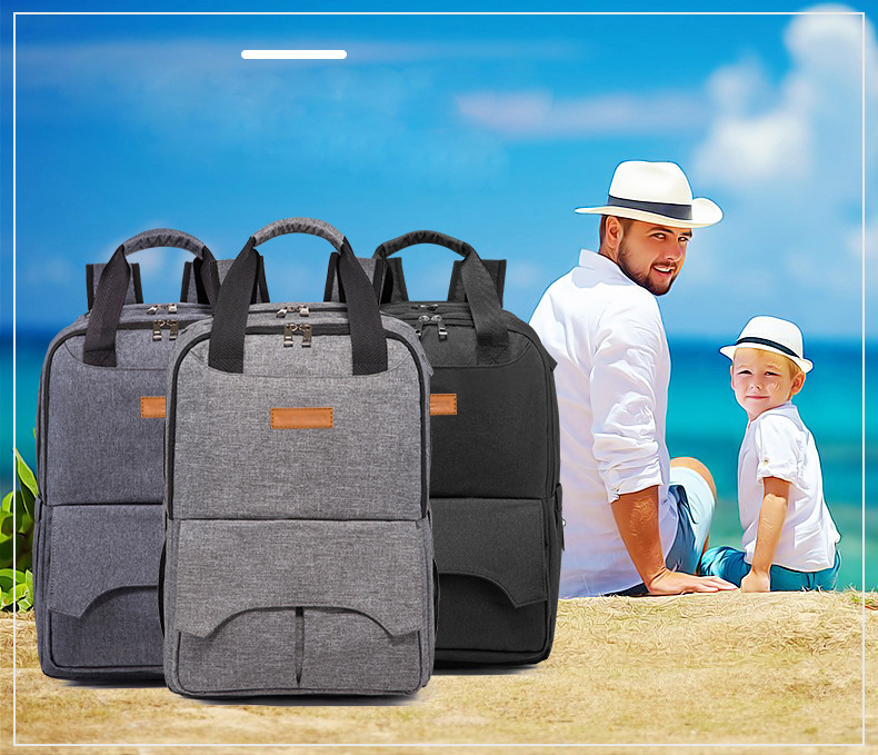 New multi-function large capacity travel backpack Mummy baby diaper bag dad diaper backpack